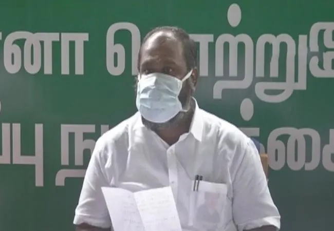 chennai ayanavaram area minister inspection coronavirus prevention 